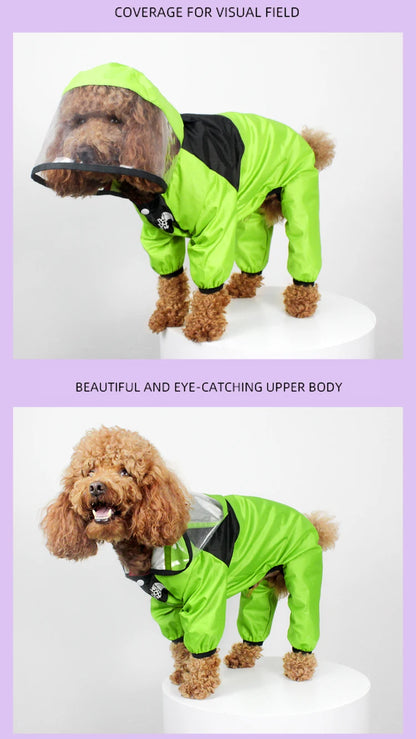 Waterproof Dog Rain Jumpsuit