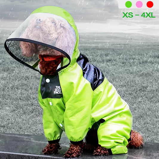 Waterproof Dog Rain Jumpsuit