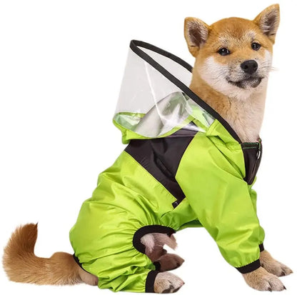 Waterproof Dog Rain Jumpsuit