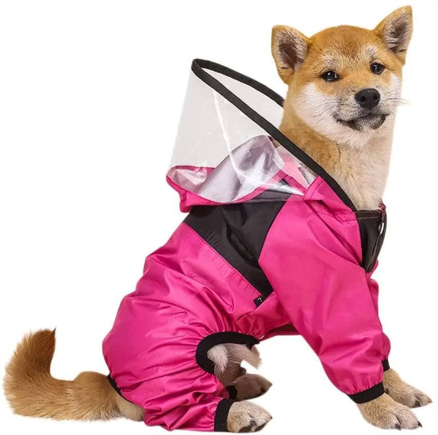 Waterproof Dog Rain Jumpsuit