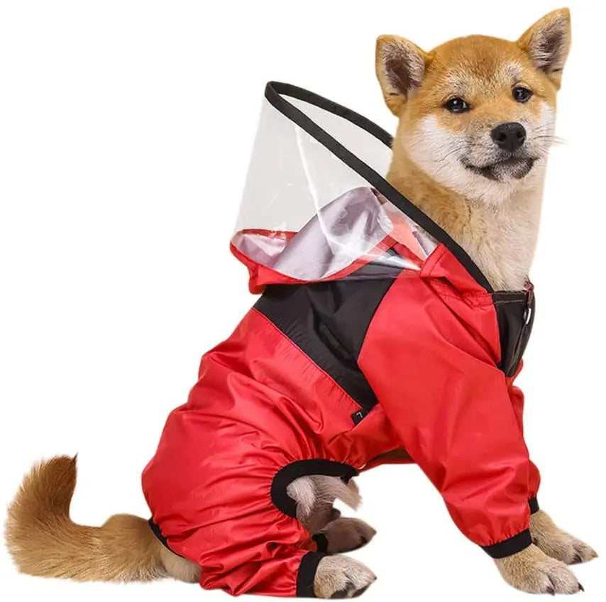 Waterproof Dog Rain Jumpsuit